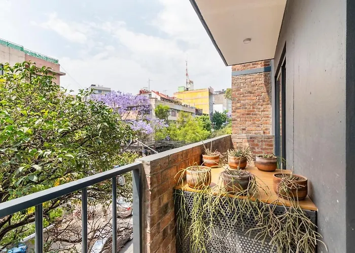 Modern & Comfy - Roma-condesa - Cama King - A/c - Apartment