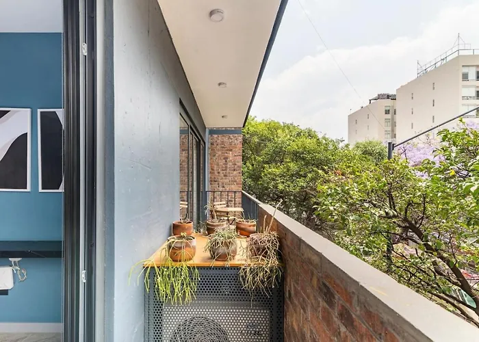 Modern & Comfy - Roma-condesa - Cama King - A/c - Apartment